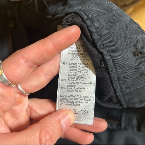 Madewell Harlow Black Wide-Leg Pant 16 Buisness Casual Soft - Picture 11 of 15